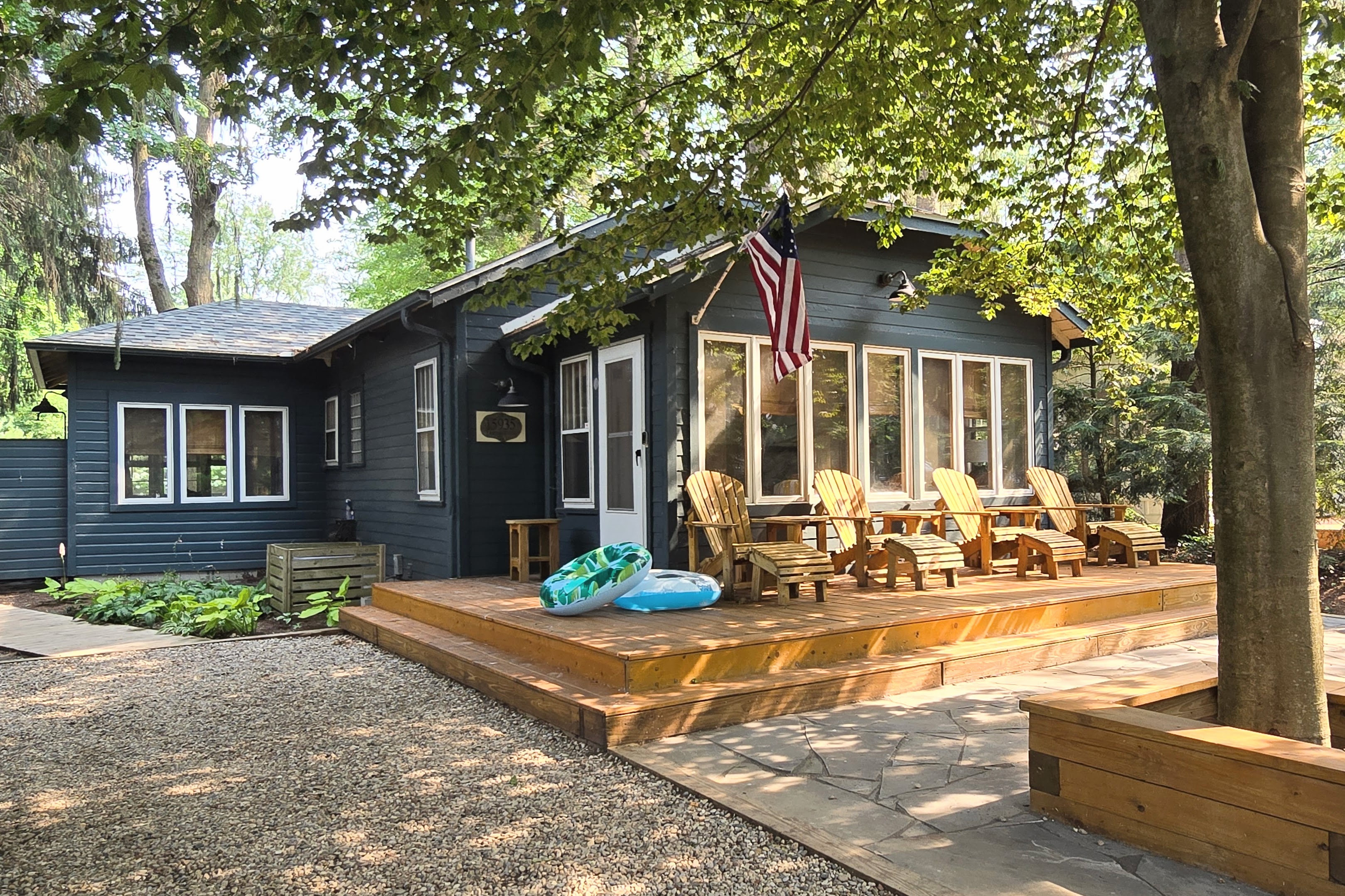Front porch and deck